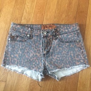 Leopard Print Shorts